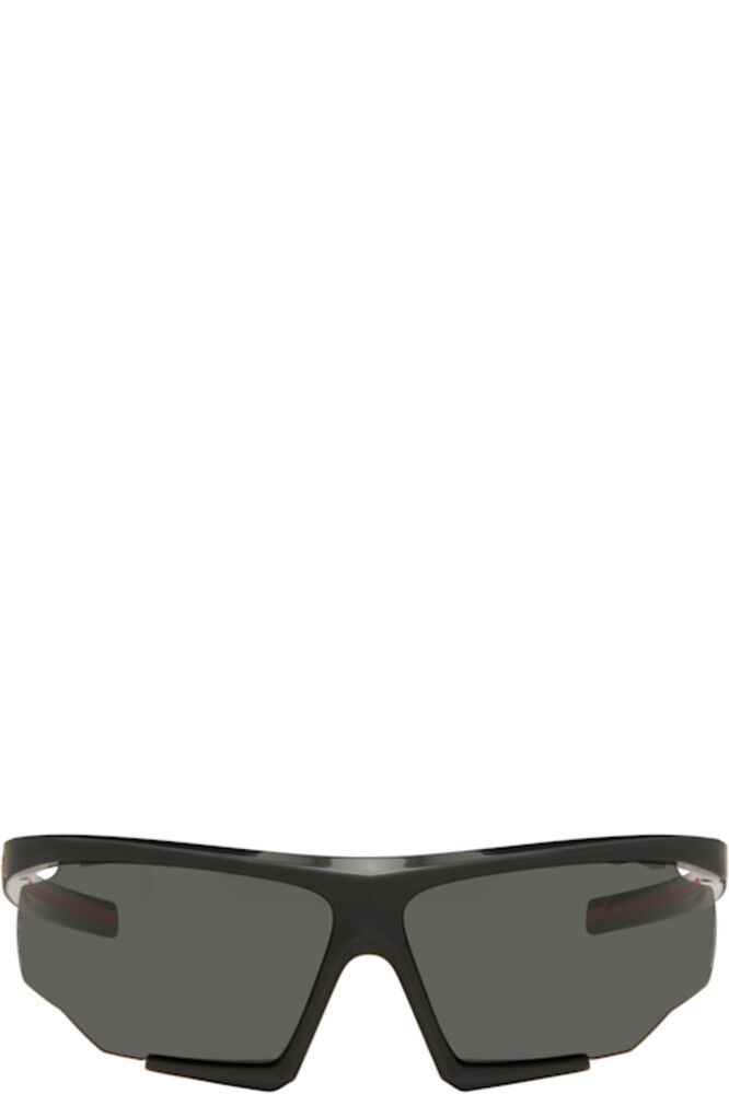 

Черные солнцезащитные очки Prada Linea Rossa Impavid Prada Eyewear