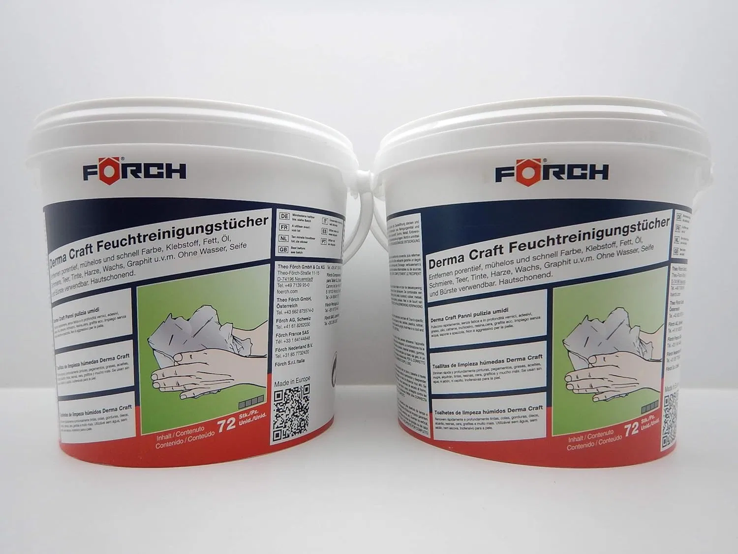 Влажные чистящие салфетки «Derma Craft Wet Cleaning Cloths» от FÖRCH Forch