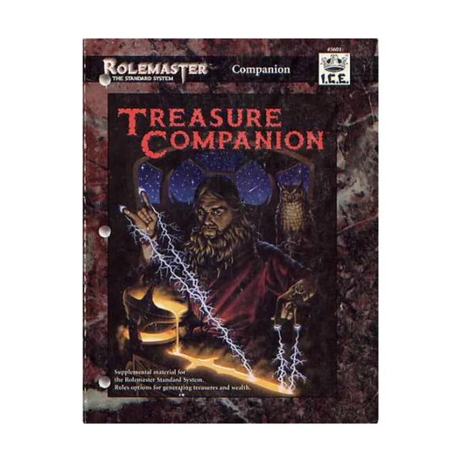 

Treasure Companion, Rolemaster Standard System (3rd Edition), мягкая обложка