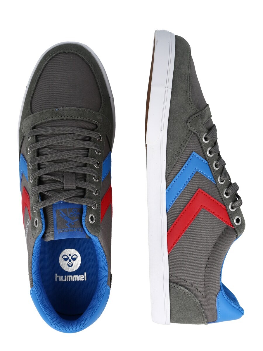 Высокие кеды Hummel High-Top Sneakers Slimmer Stadil, цвет silver grey/dark grey — фото 2