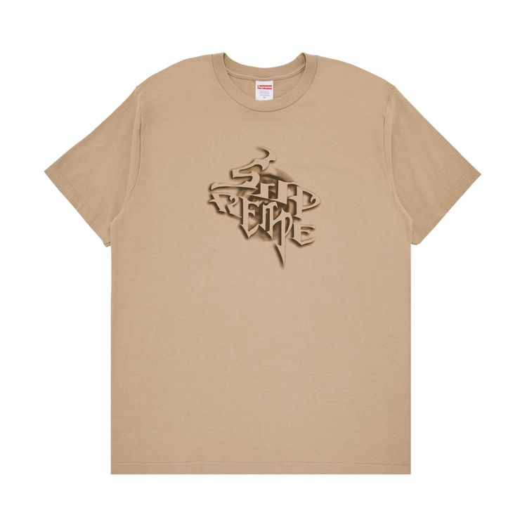 

Футболка Supreme Smoke Tee Khaki, желто-коричневый