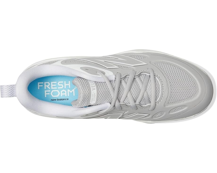 Кроссовки New Balance Fresh Foam X Velov4 Metal, цвет Raincloud/White — фото 2