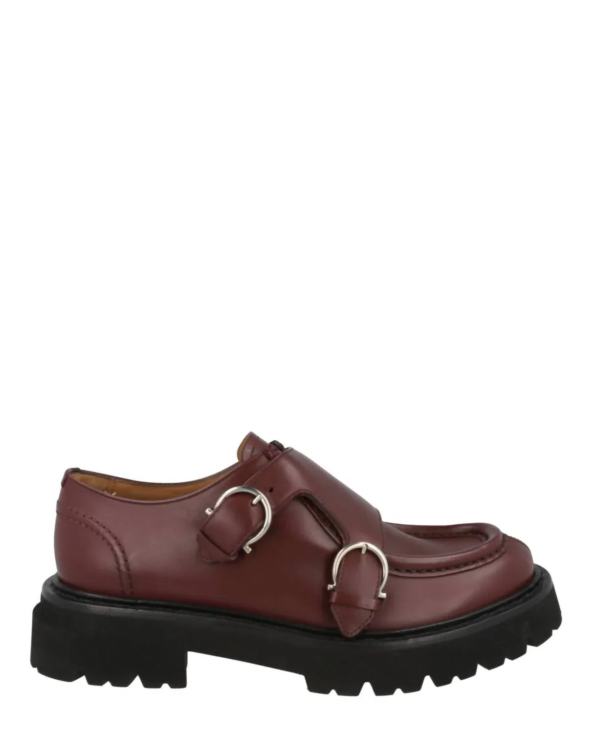 Salvatore Ferragamo Мужские лоферы Gionny фиолетового цвета — фото 2