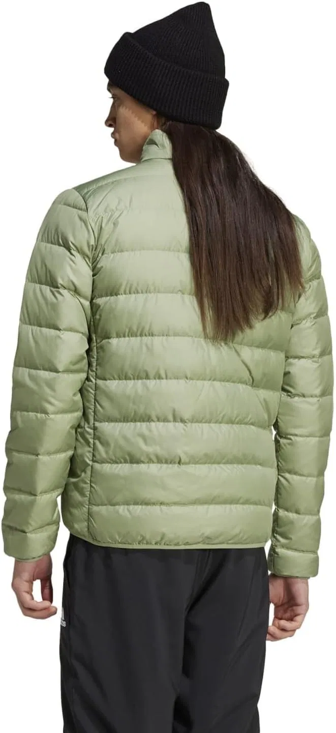 Куртка adidas Essentials Light Down, зеленый — фото 3