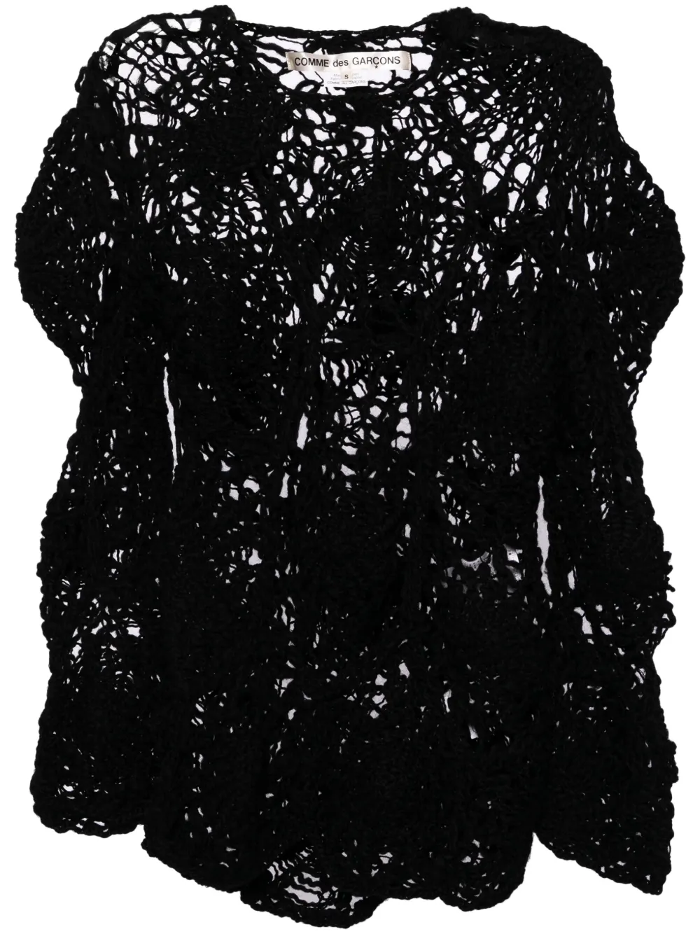 

Джемпер рыхлой вязки COMME DES GARCONS, черный