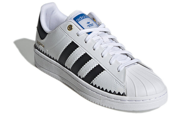 Кроссовки суперзвезда от технологий Adidas, белый — фото 3