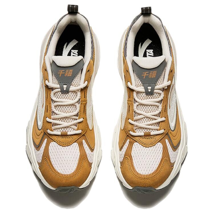 Кроссовки ANTA Lifestyle Shoes Men Low-top, слоновая кость — фото 2