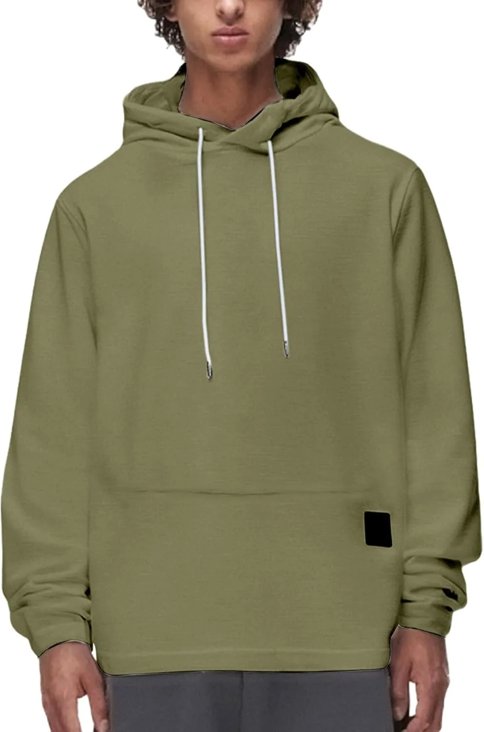 

Мужской худи French с длинными рукавами и кулиской