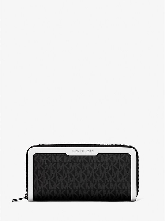 

Кошелек с фирменным логотипом Cooper на молнии Michael Kors, белый