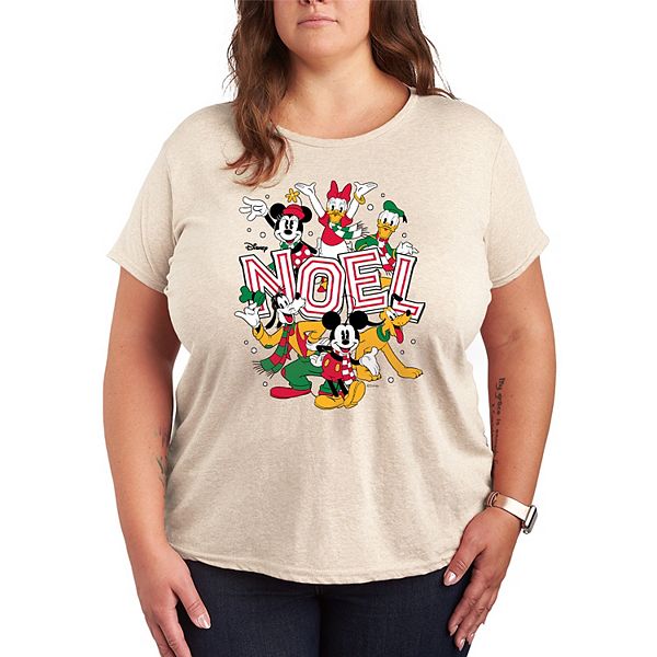 

Футболка Plus size Mickey & Friends Noel Disney, Beige