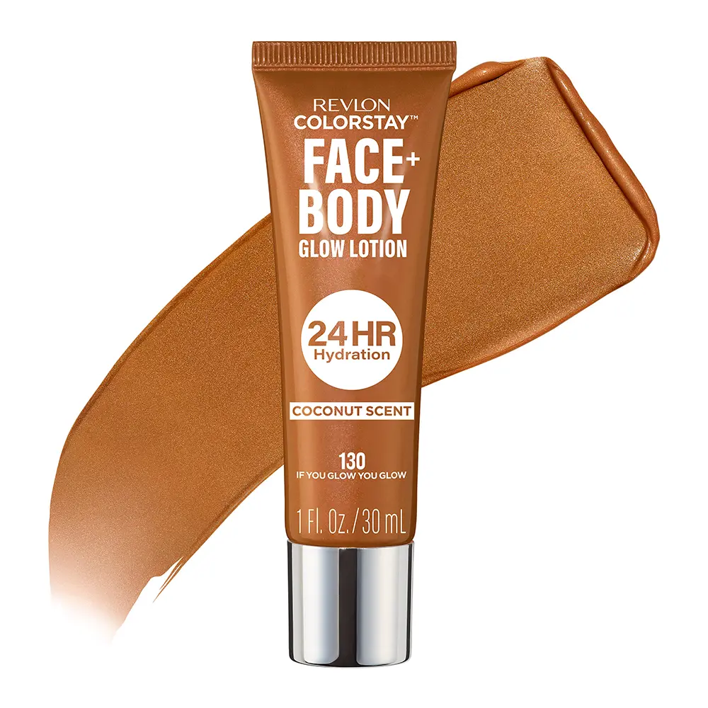 Лосьон для тела Colorstay face+ body glow lotion Revlon Mass Market, цвет 130-You Glow You Glow, 30 мл. — фото 2