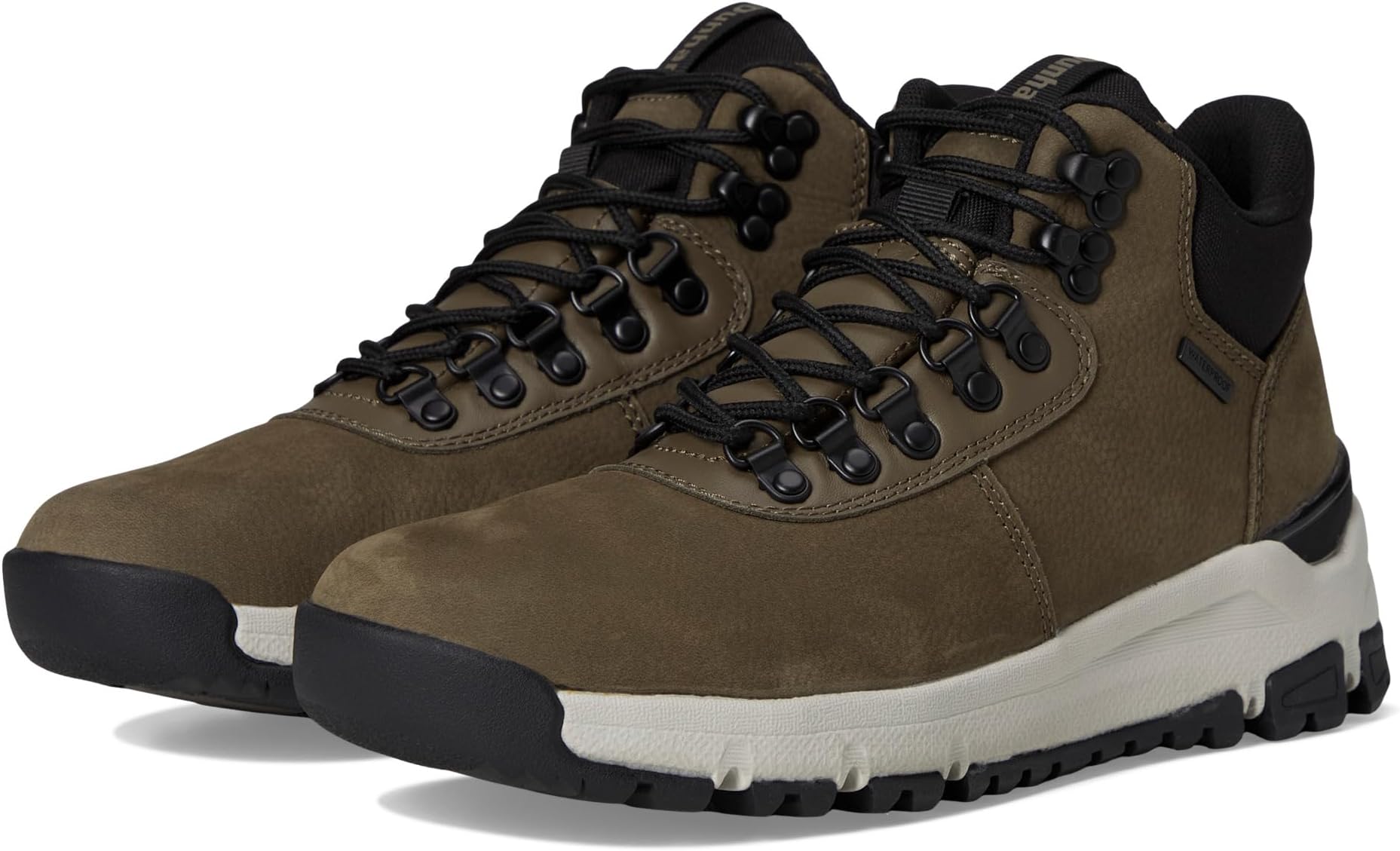 

Походные ботинки Dunham Alpine Mid Boots, цвет Dark Taupe Leather