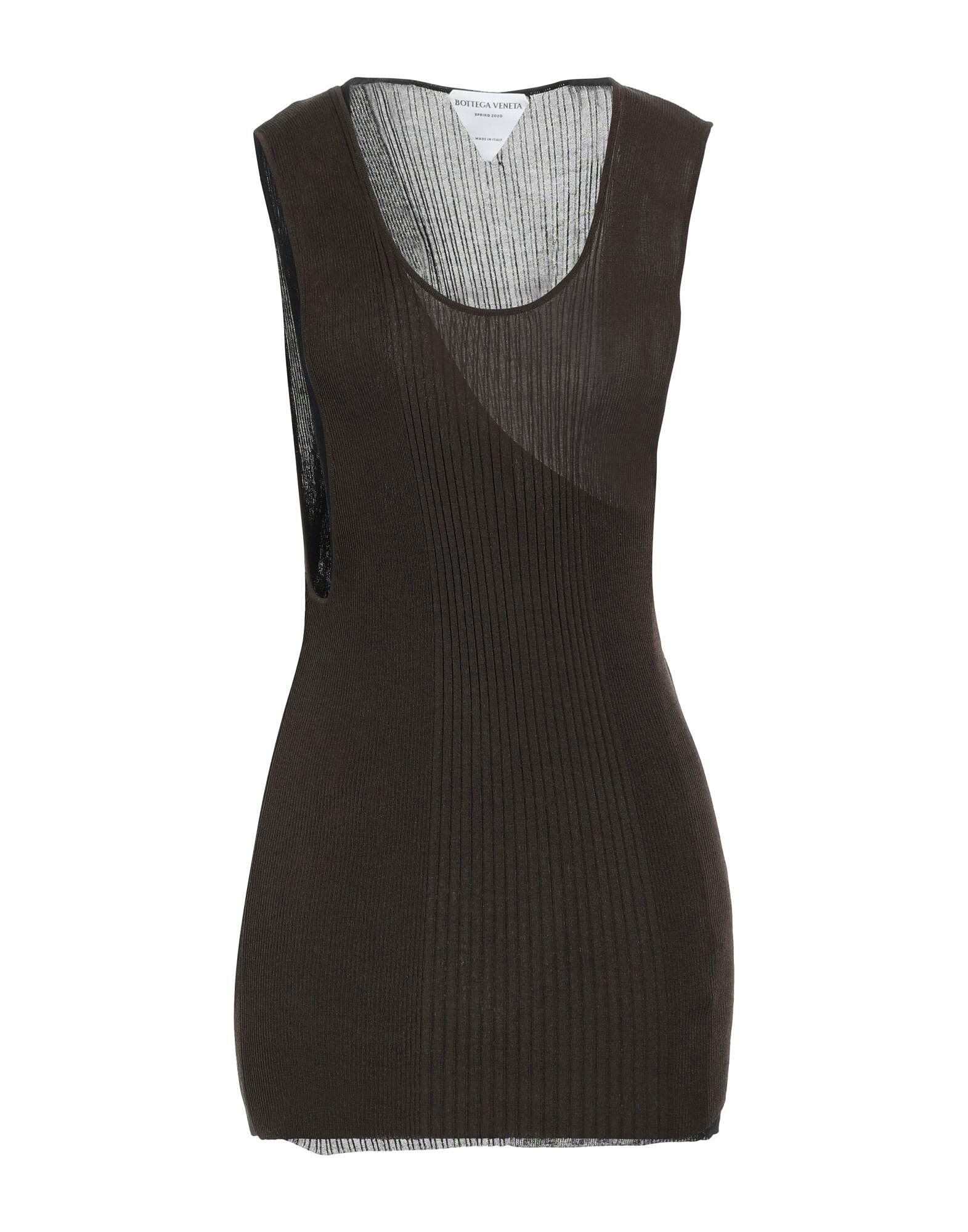 

Топ Bottega Veneta, темно-коричневый