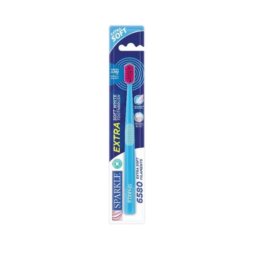 

Sparkle Зубная щетка Extra Soft White 1'S (Mix Color), Mix Color
