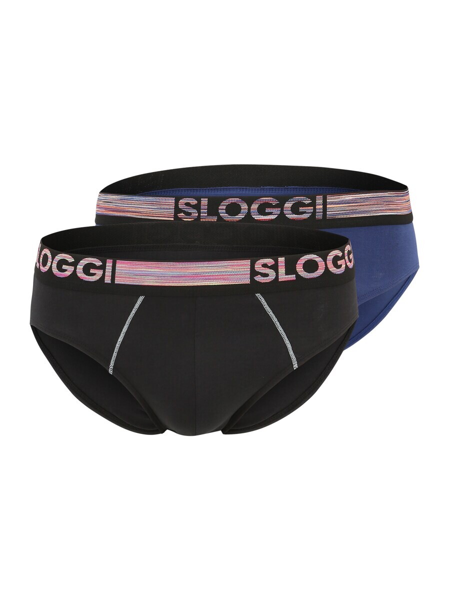 

Трусы SLOGGI Panty GO ABC Natural B, цвет blue/black