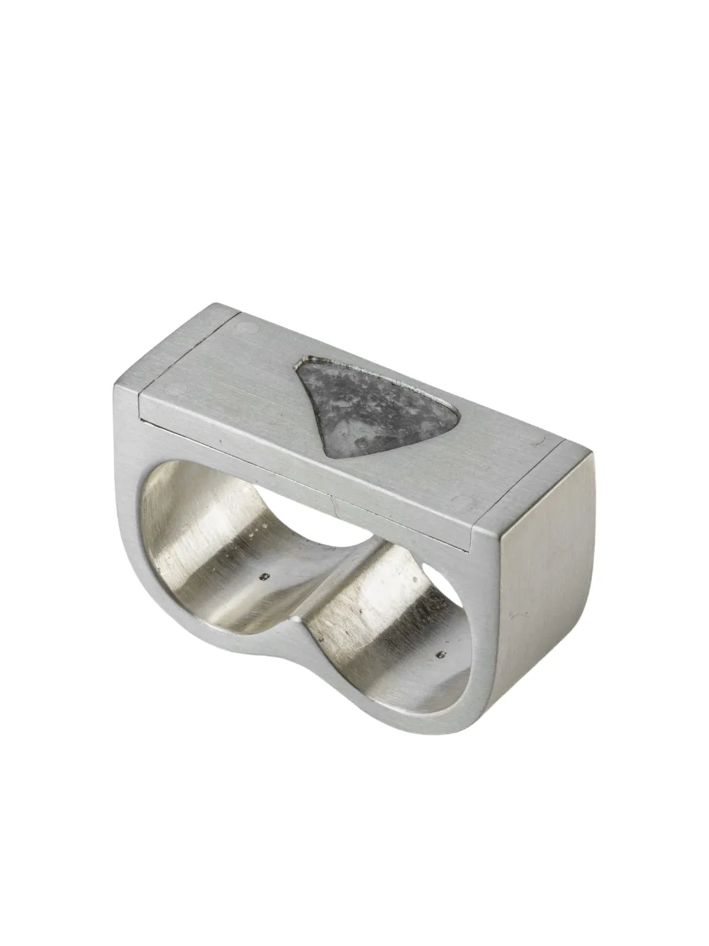 

Кольцо Plate Double с бриллиантами Parts Of Four, серебристый