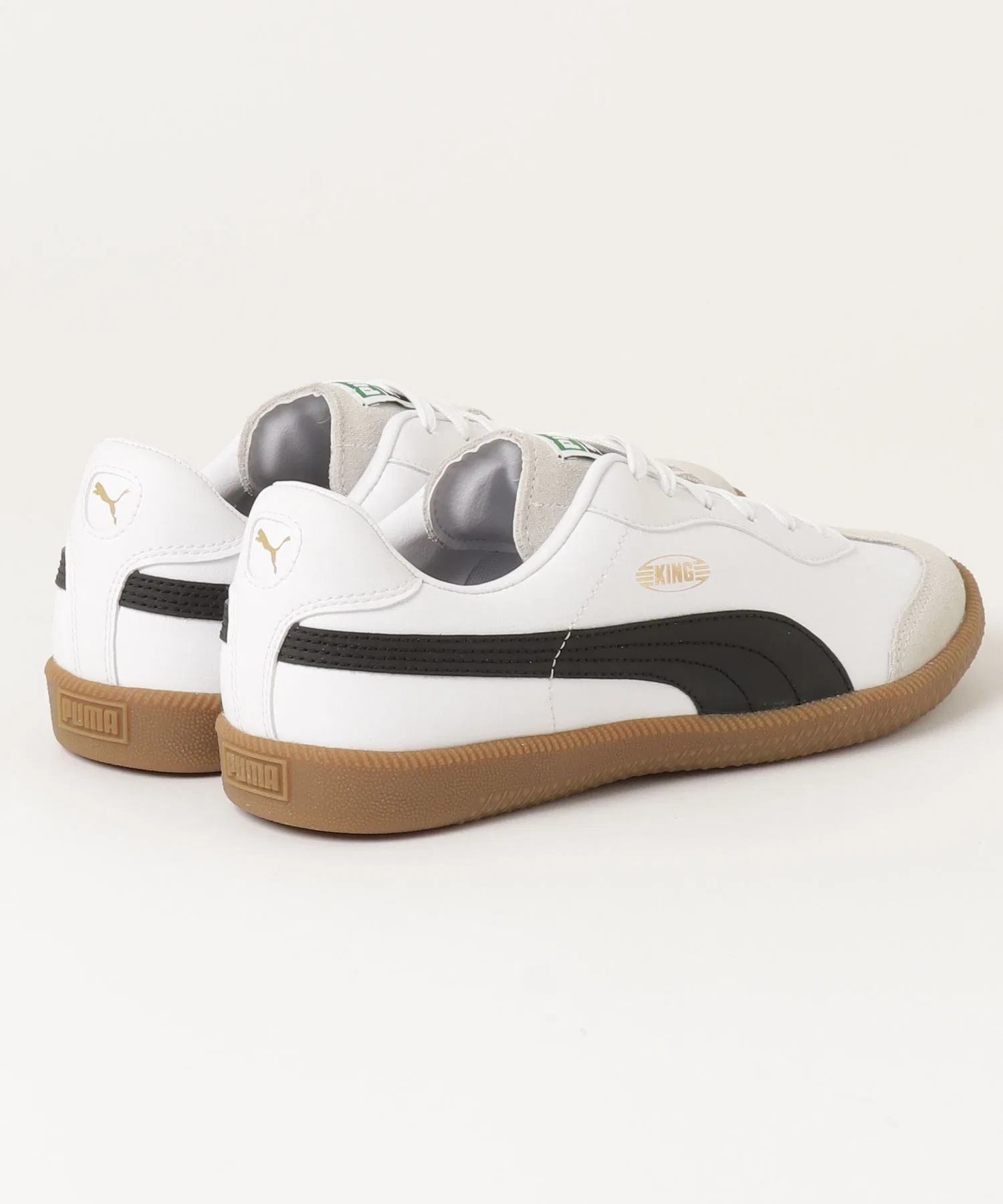 Унисекс кроссовки PUMA KING 21 IT бело-чёрные — фото 2