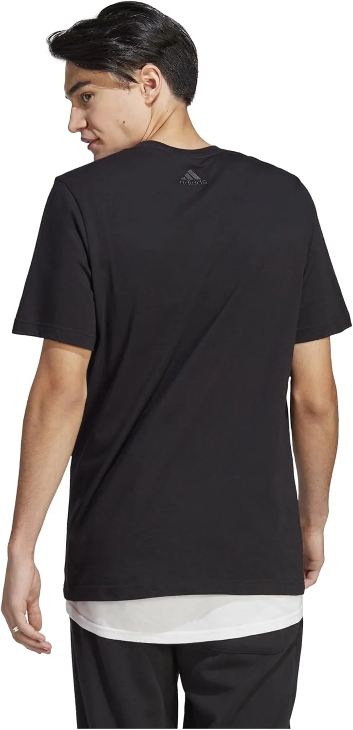 Футболка adidas Essentials Single Jersey Linear Embroidered Logo — фото 3