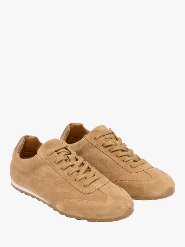 Carr Suede тонкая подошва шнурованные кроссовки Russell & Bromley, Natural — фото 2