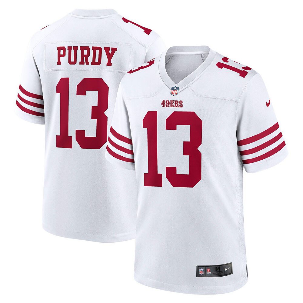 

Мужская джерси Nike Brock Purdy White San Francisco 49ers Game Player, белый