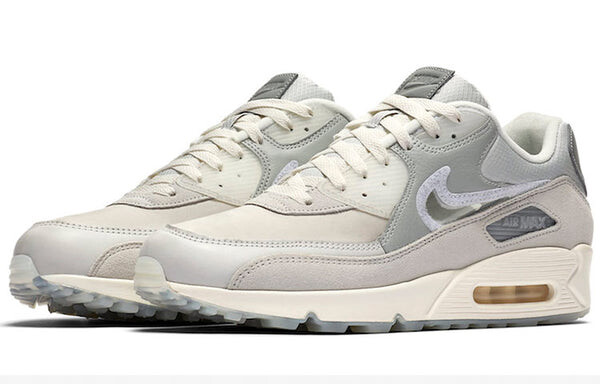 Кроссовки подвал x air max 90 Nike, серый — фото 3