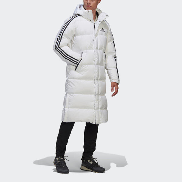 Пуховик adidas (BLACKPINK Lisa)adidas 3st Long Coa, белый — фото 3