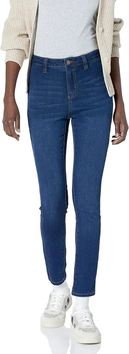 

Женские джинсы Skinny Curvy Dark Wash с одной пуговицей dollhouse