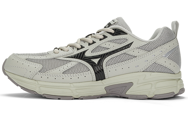 

Mizuno Скоростные износостойкие дышащие амортизирующие низкие повседневные беговые кроссовки унисекс серо-черные, цвет Gray Black
