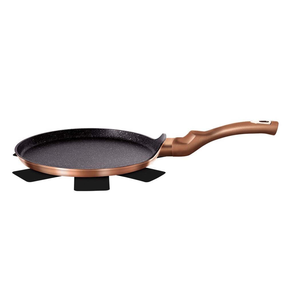 

Berlingerhaus Сковорода для блинов с мраморной поверхностью 28 см Rose Gold Metallic Line BH-6180