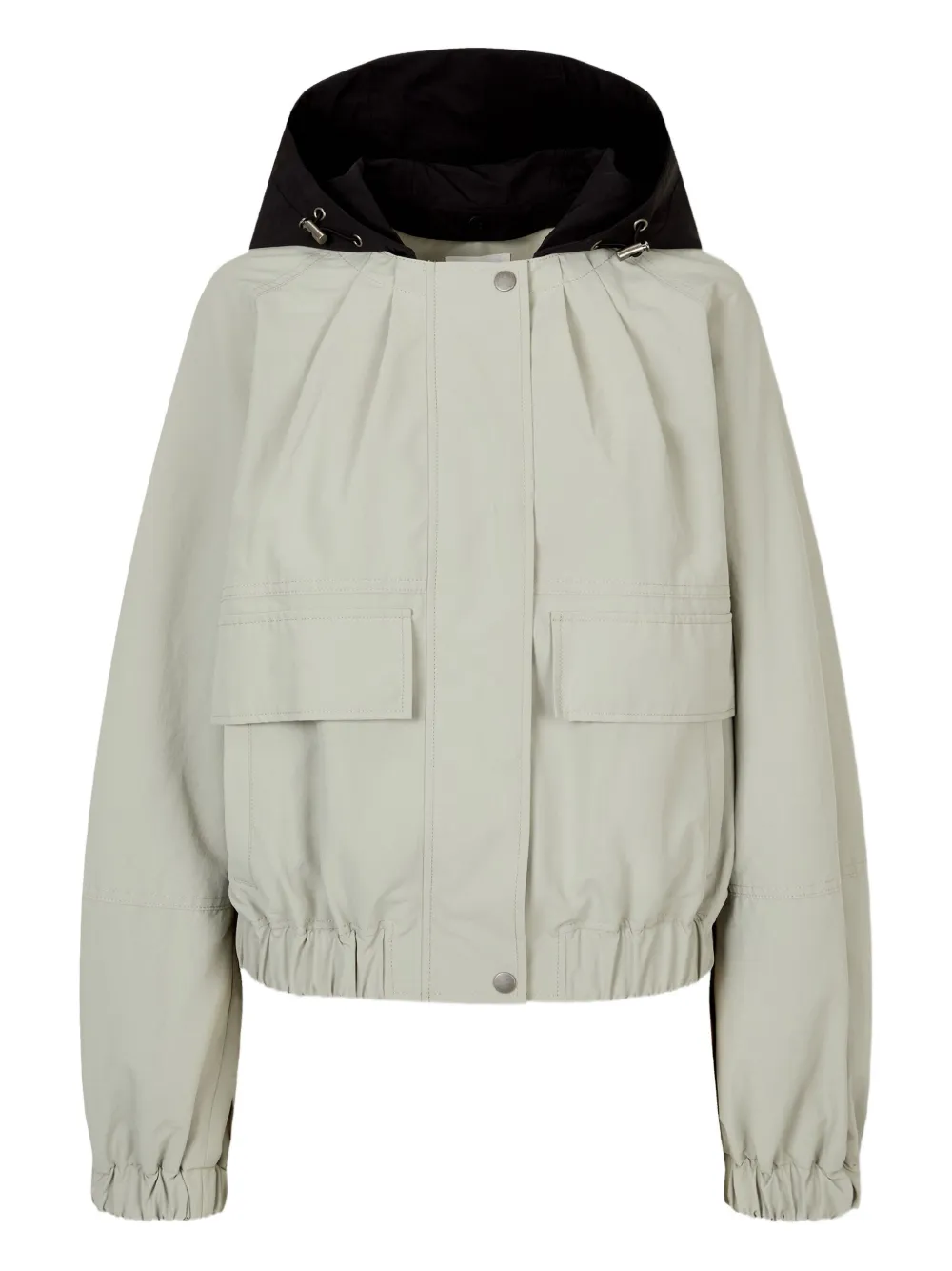 

Куртка с отстегивающимся капюшоном и накладными карманами STUDIO TOMBOY, зеленый