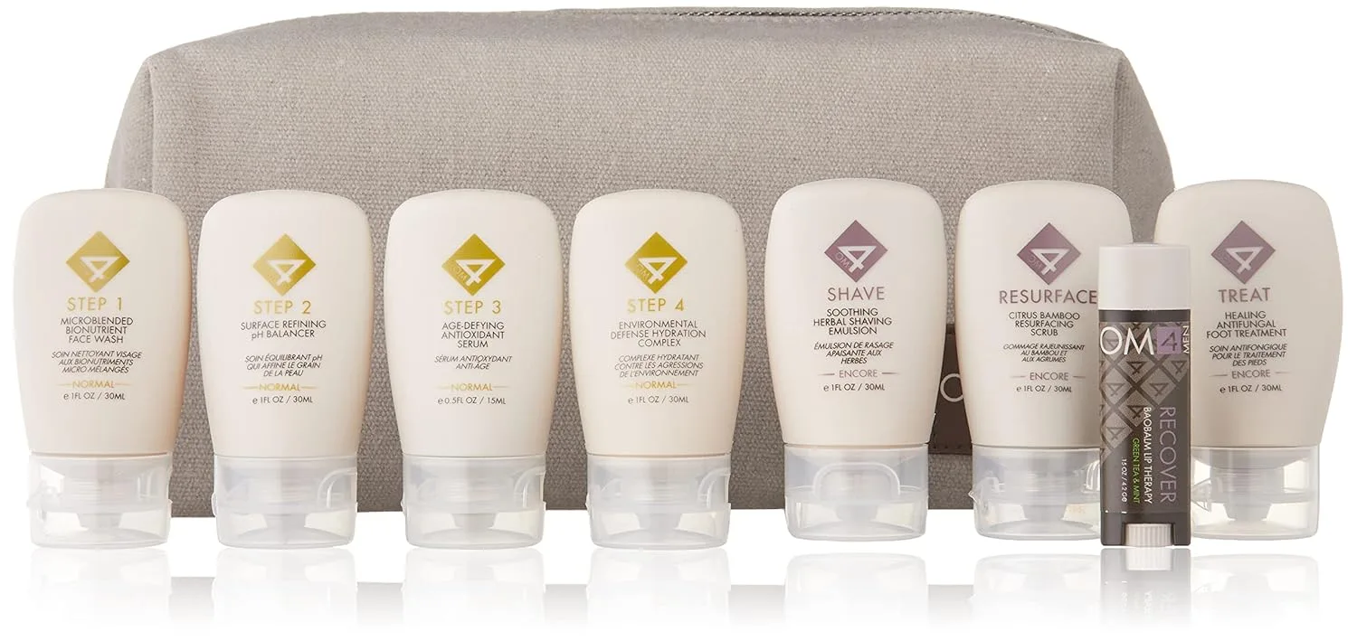 Органический мужской OM4 Normal Travel Starter 4-Step RegiMEN - 4 шт. Organic Male, Red