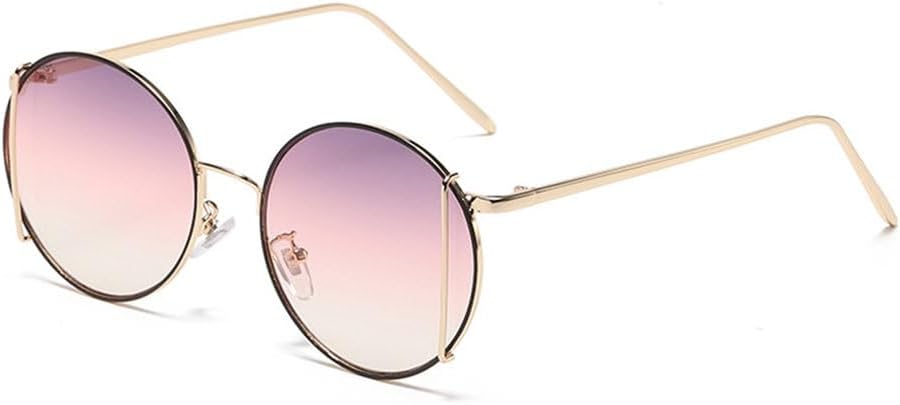 

Модные овальные солнцезащитные очки для женщин и мужчин, роскошная металлическая оправа, полимерные линзы, универсальные солнцезащитные очки, защита от УФ-излучения UV400 TYUVIVO, C3