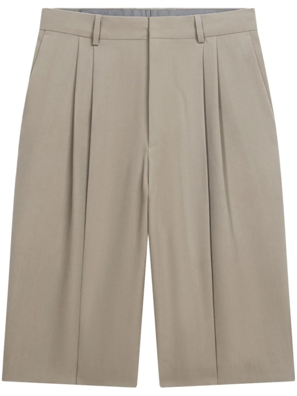 

DRIES VAN NOTEN шерстяные шорты строгого кроя, нейтральный