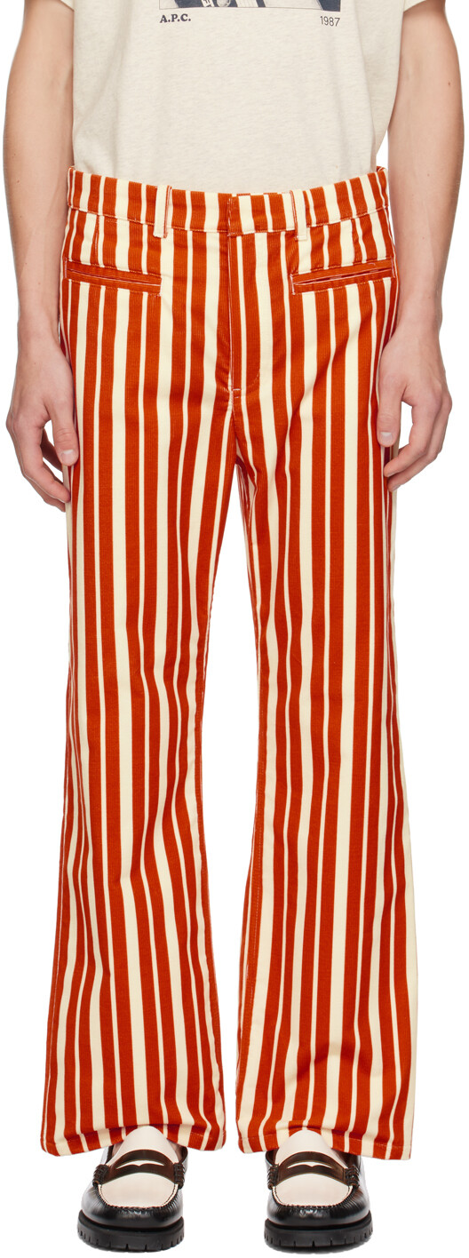 

Брюки в полоску Off-White Tame Impala Edition A.P.C.