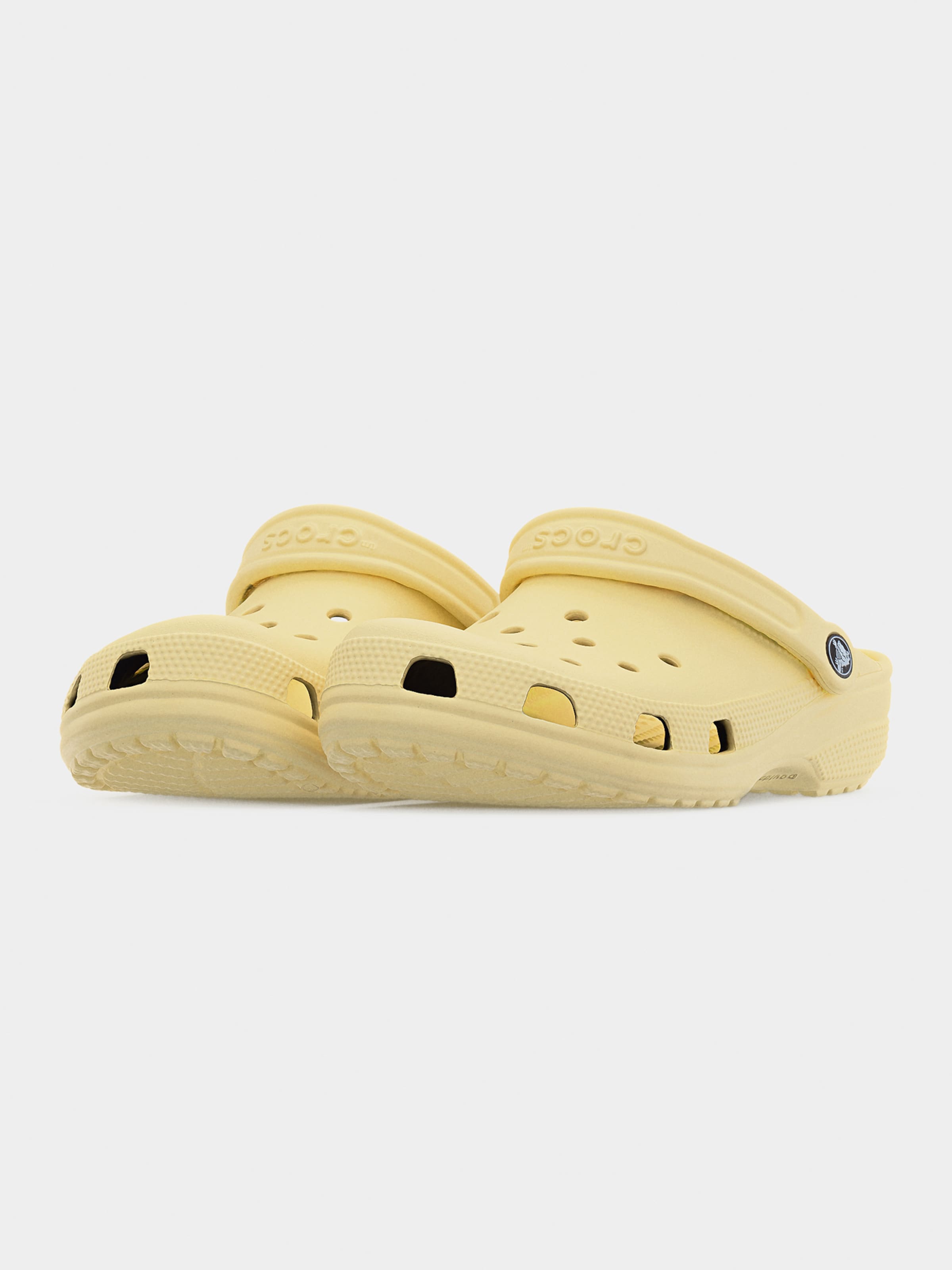 Crocs Классические сабо 'Classic' в желтом цвете — фото 2