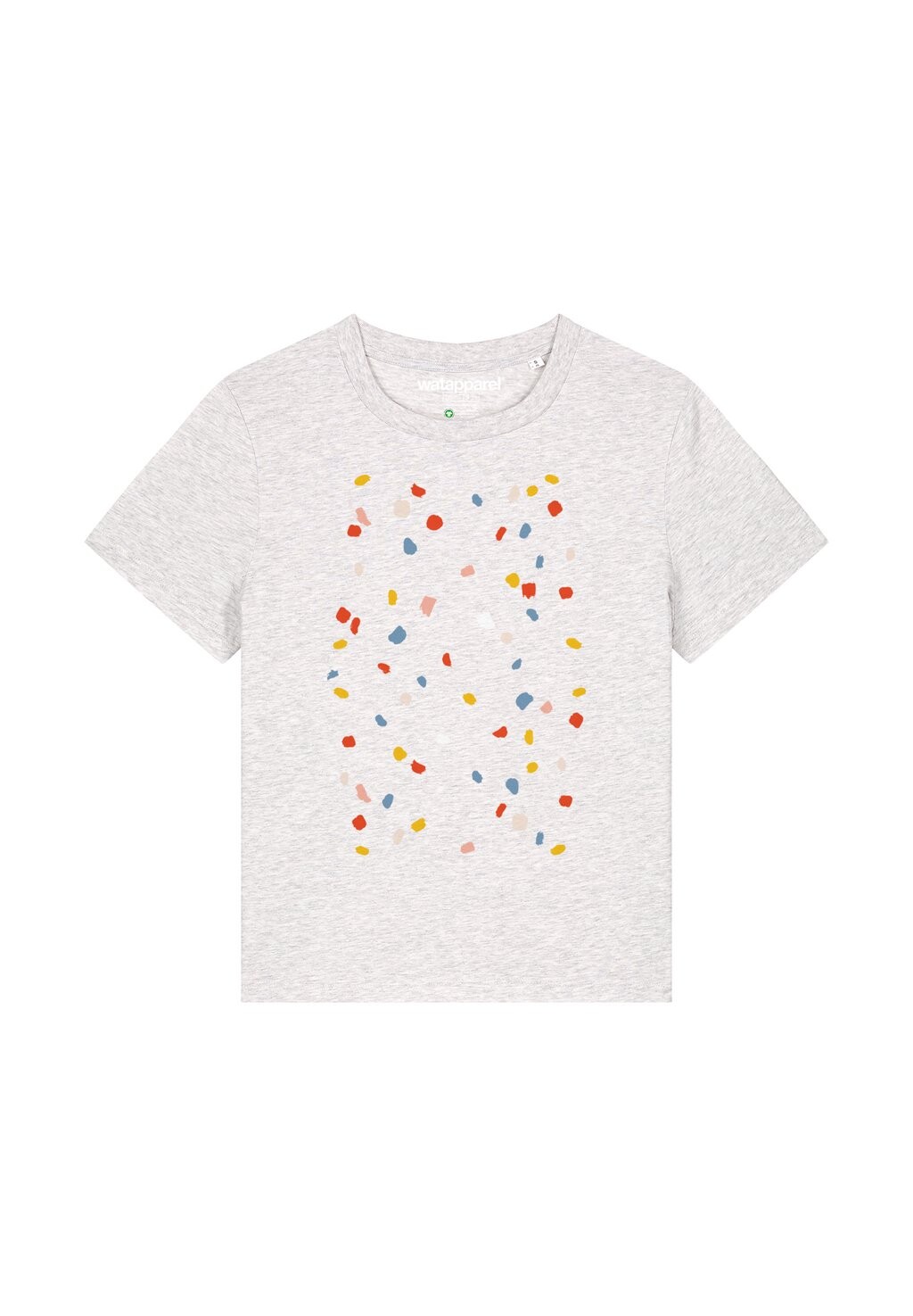 

Футболка с принтом THIS IS ART watapparel, серый