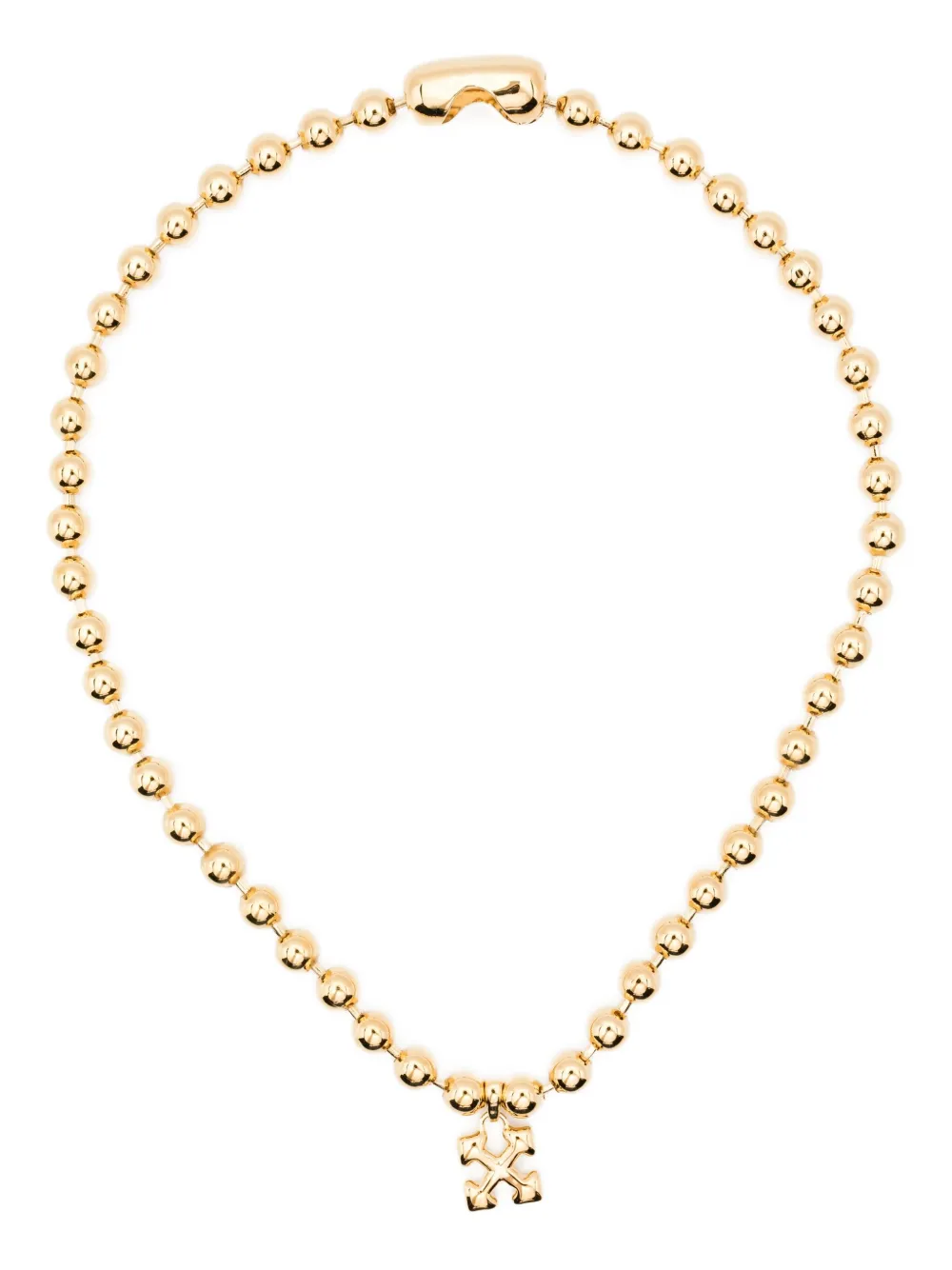 

Ожерелье-цепочка с шариками OFF-WHITE, золотой