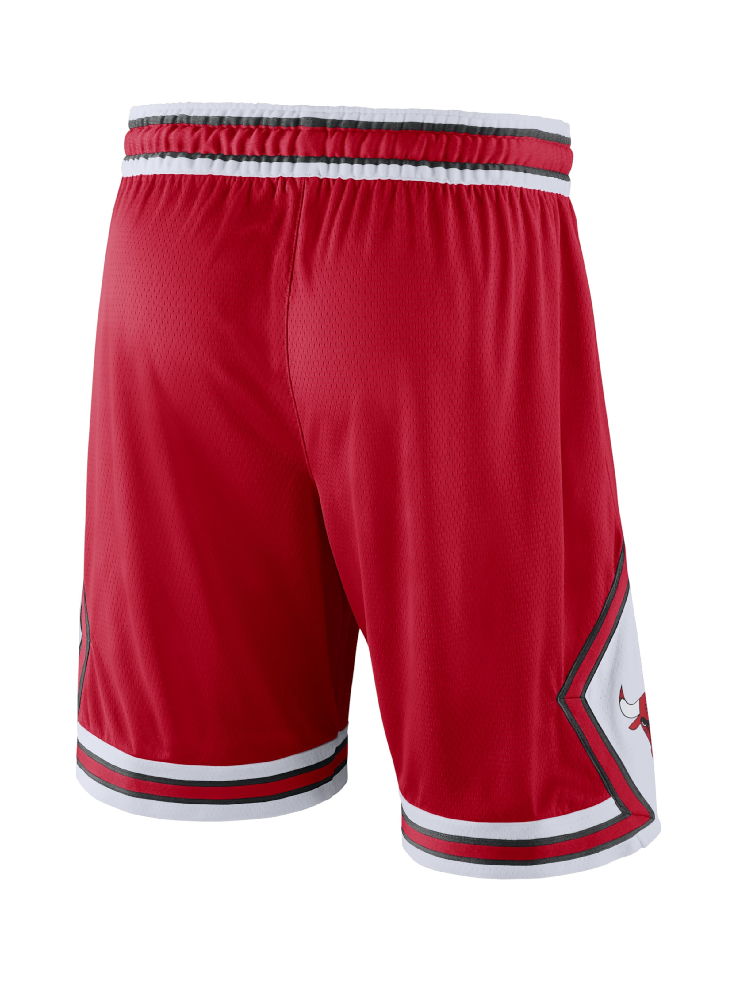 NIKE Шорты для тренировок Loose fit 'Chicago Bulls' в красном цвете — фото 2