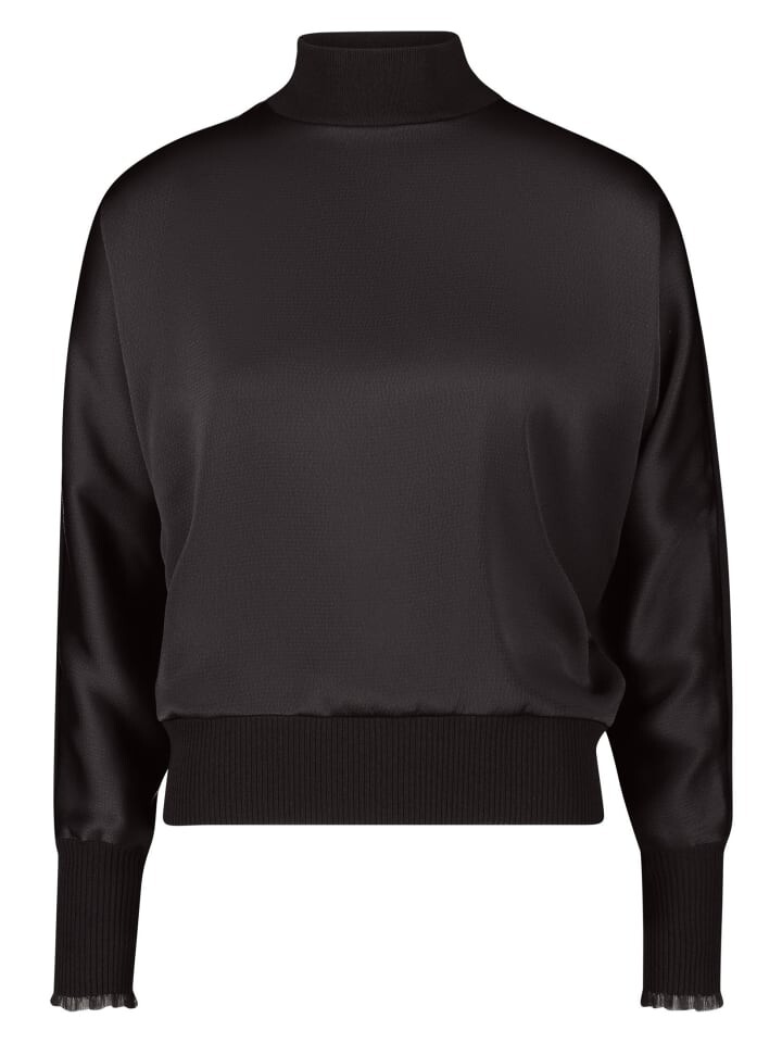 

Пуловер Zero Pullover glänzende Vorderseite, цвет Black Beauty