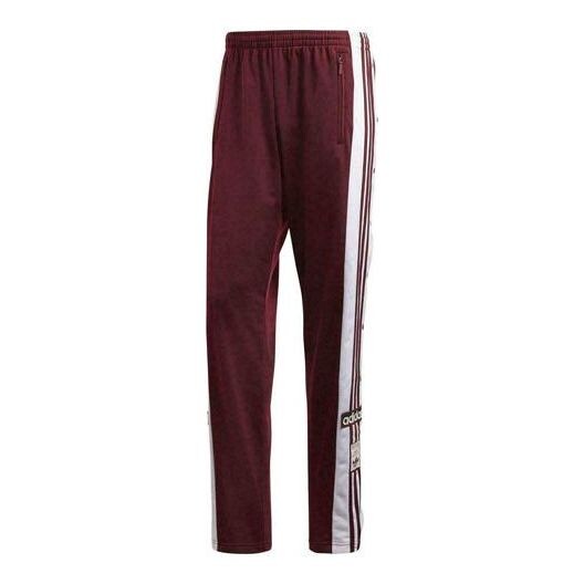 

Спортивные штаны Men's adidas originals Side Retro Casual Sports Pants/Trousers/Joggers Autumn Dark Red, красный