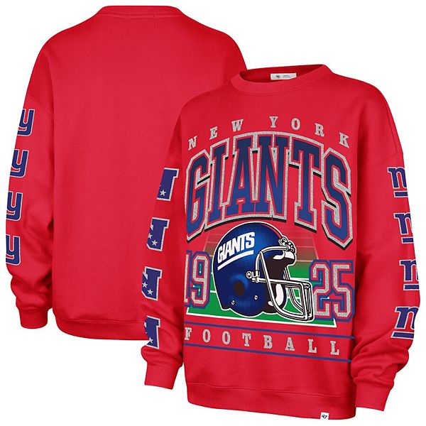 

Женский оверсайз свитшот '47 New York Giants Go Big красный 47 Brand