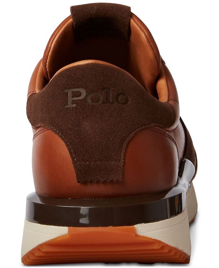 Мужские кроссовки Train 89 на шнуровке Polo Ralph Lauren, тан/бежевый — фото 3