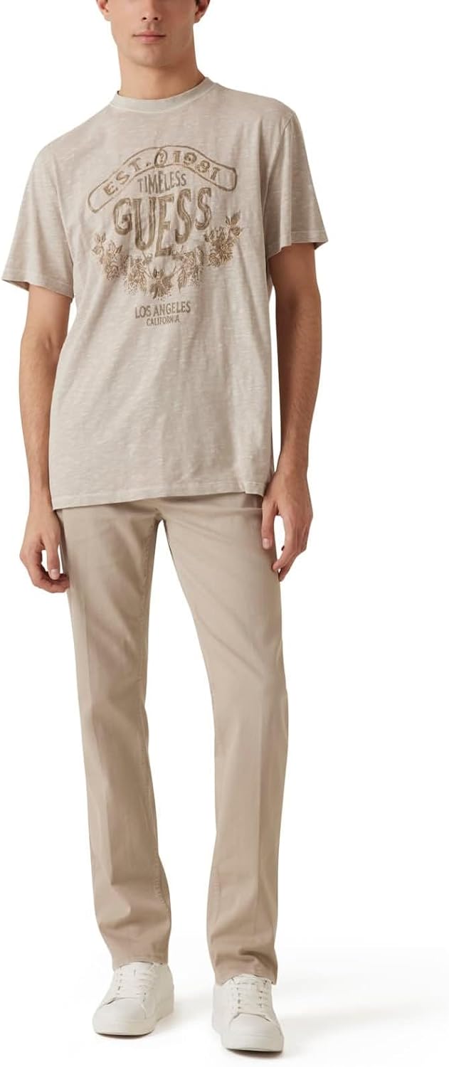 

Мужская футболка GUESS Eco с коротким рукавом Timeless, Pasadena Stone