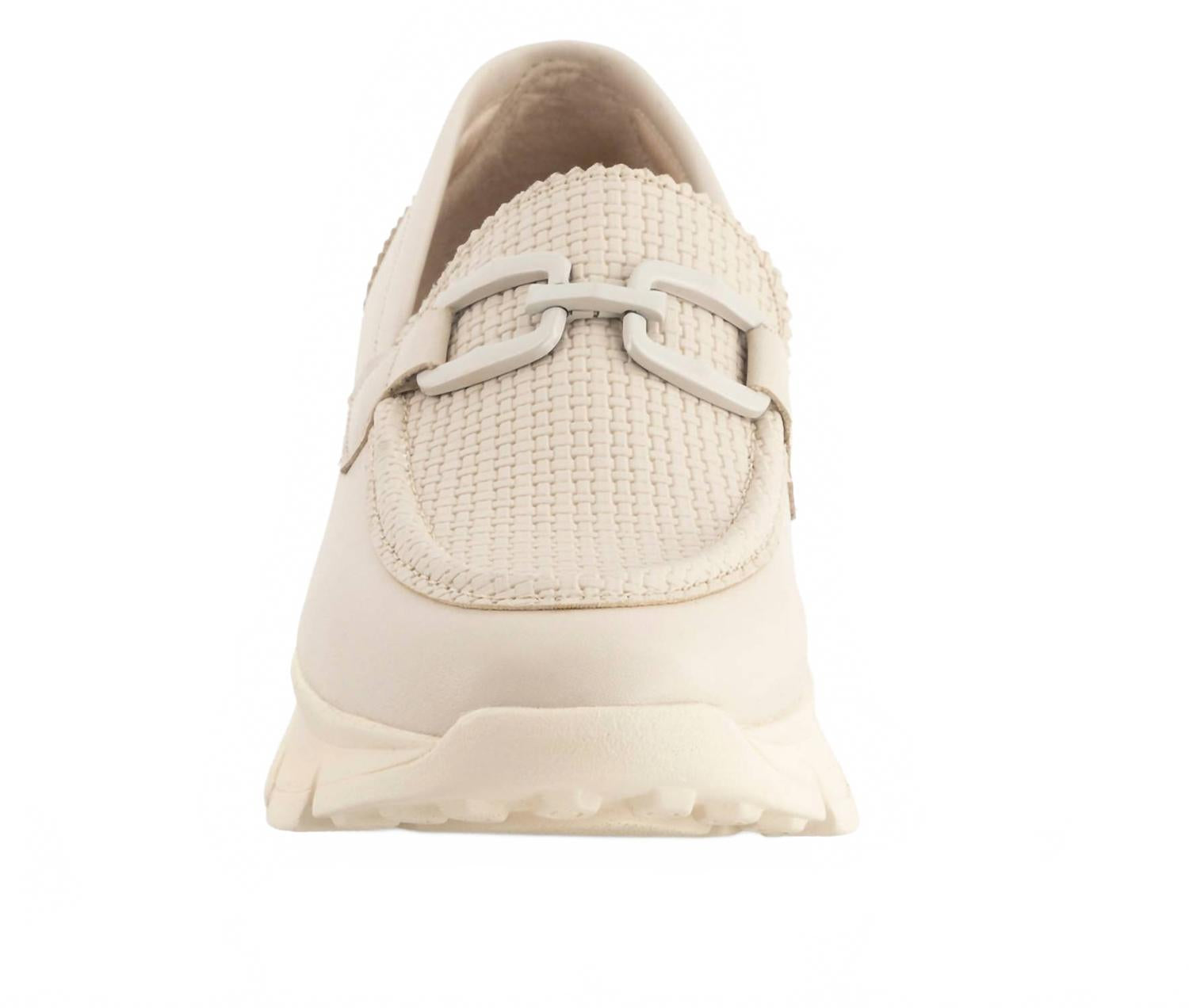 Женские лоферы Penny с массивной подошвой в цвете off-white Andrea — фото 4