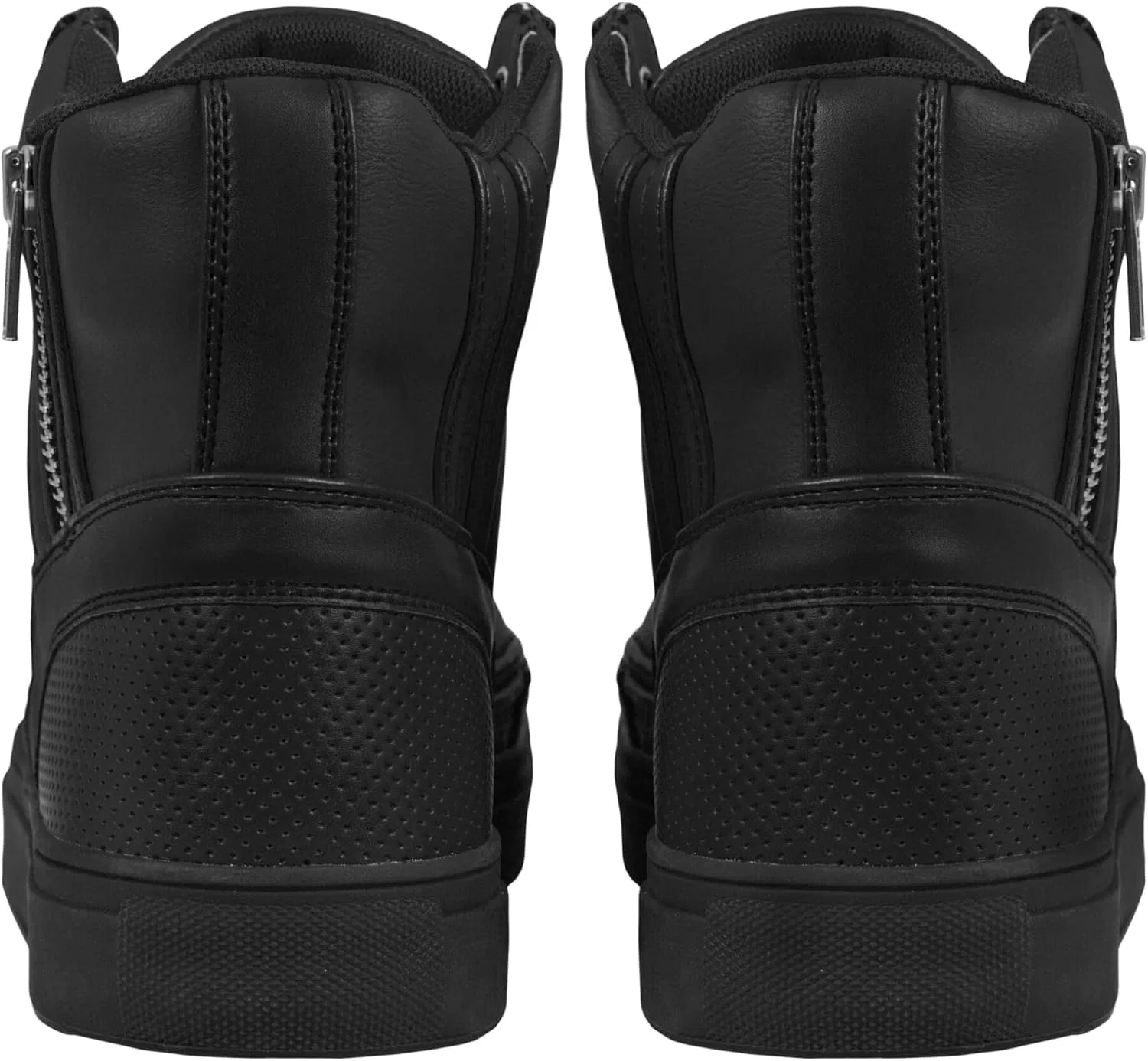 Унисекс высокие кроссовки Urban Classics на молнии для взрослых, Black — фото 2