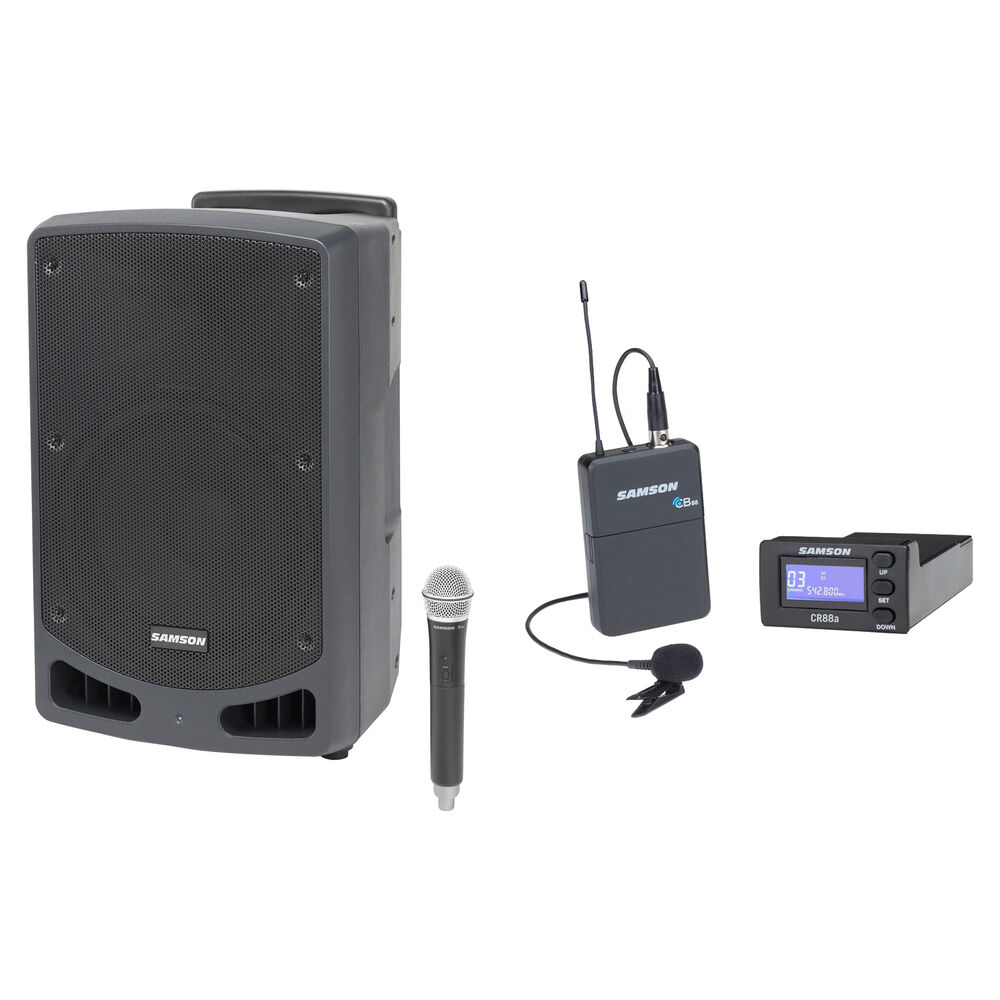 

Портативная PA-системы Samson Expedition XP312w Portable PA Kit with Concert 88a