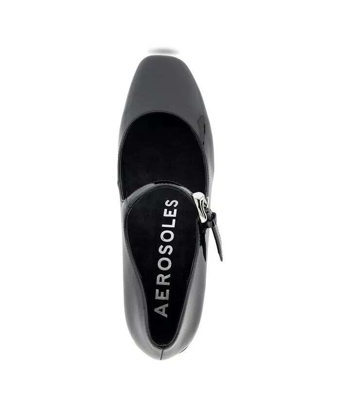 Женские туфли-лодочки Cali с пряжкой и ремешком Aerosoles, черный — фото 4