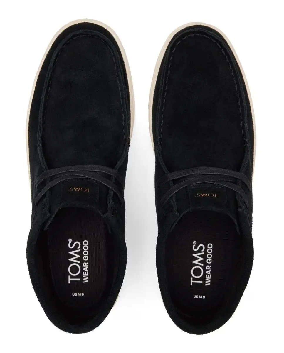 Мужские ботинки Trvl Lite Moc Chukka из замши Toms, черный — фото 2