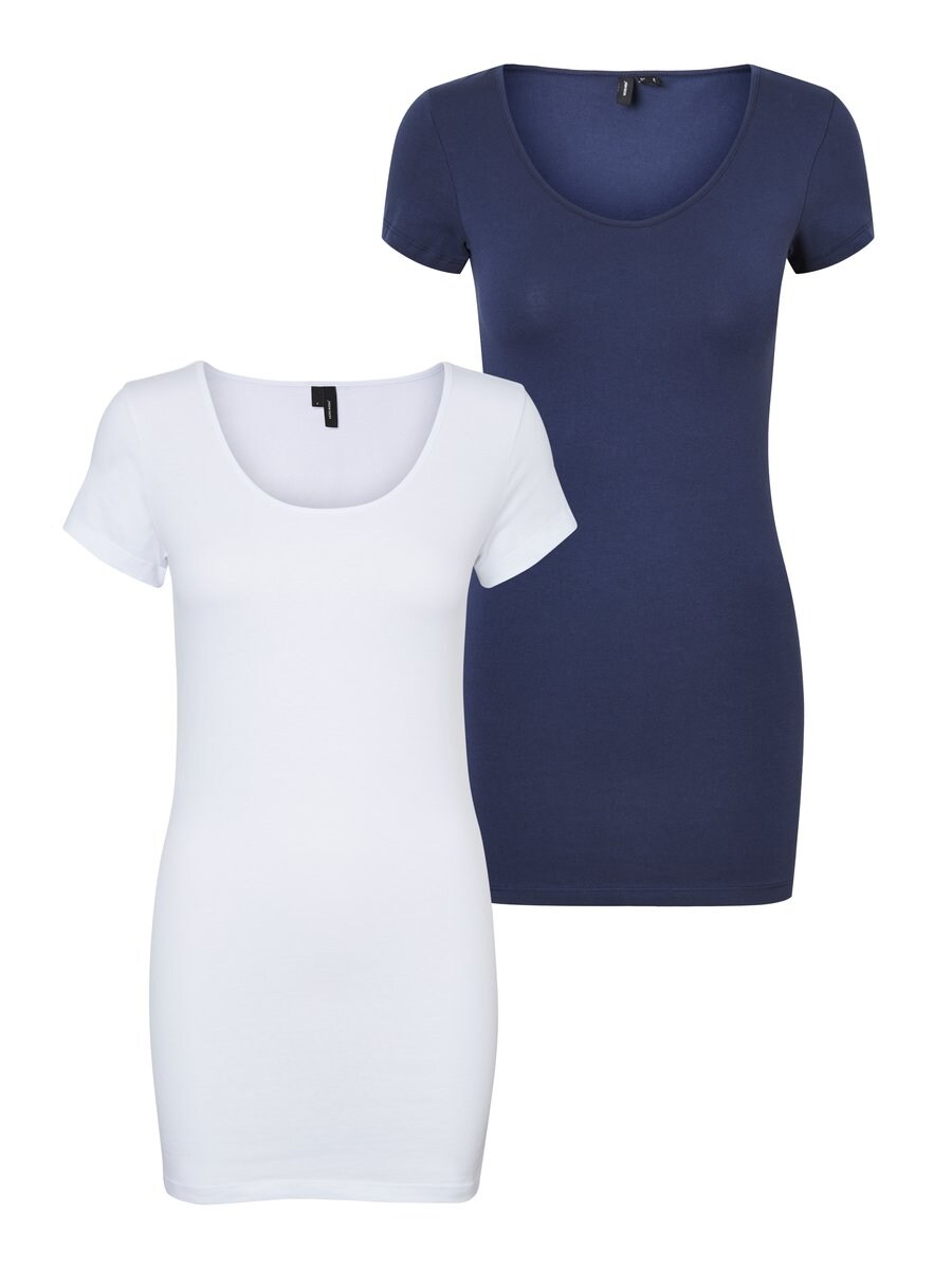 

Рубашка VERO MODA, цвет marine blue/White