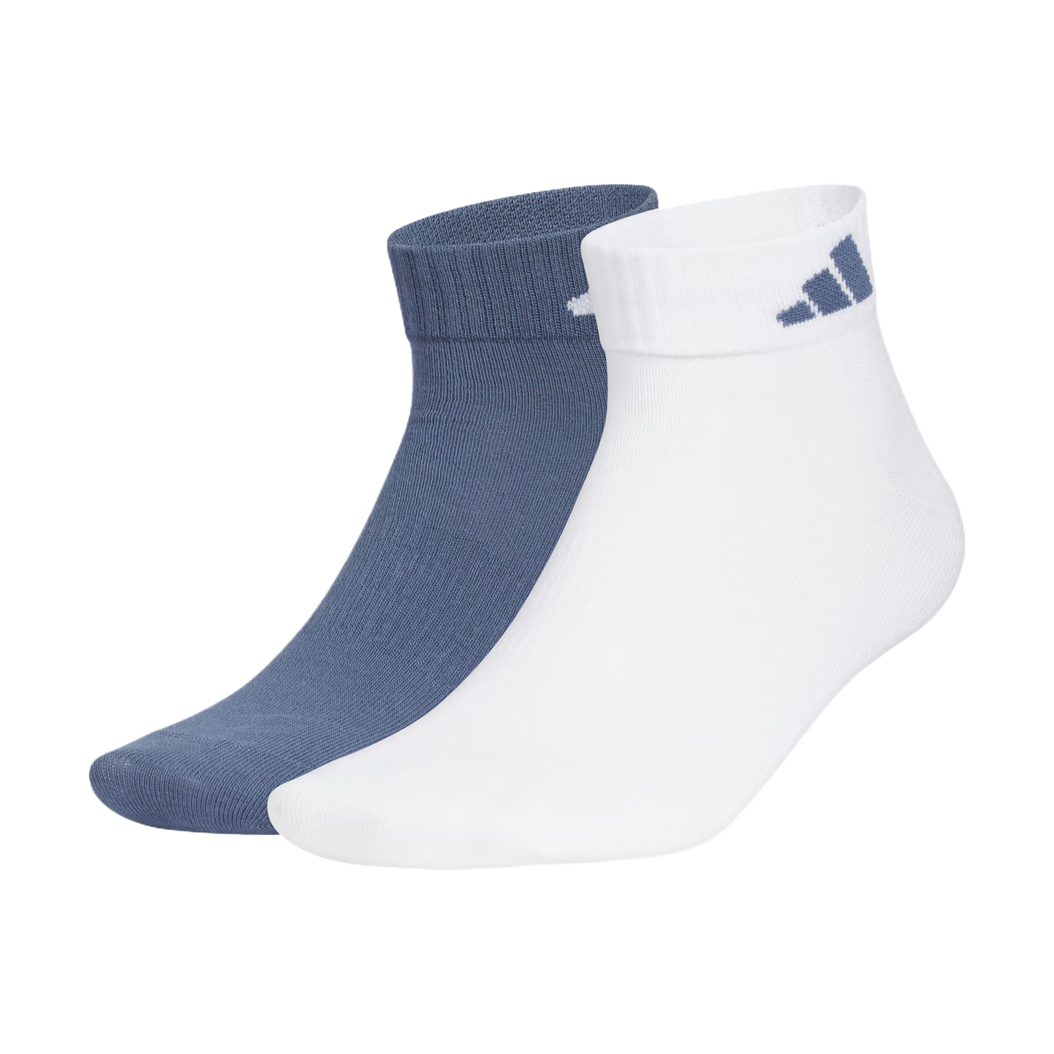 

Низкие носки унисекс 2 пары Adidas, синий/белый